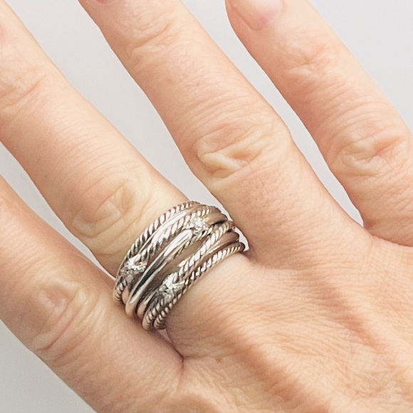 David Yurman Diamond X Multi Row Crossover
Ring - Picture 6 of 9